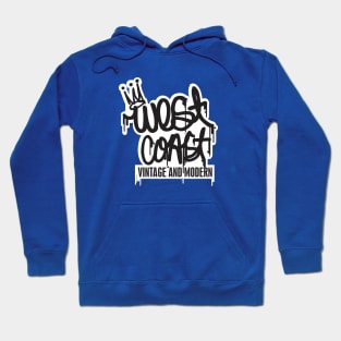 West Coast Vintage & Modern logo design. Hoodie